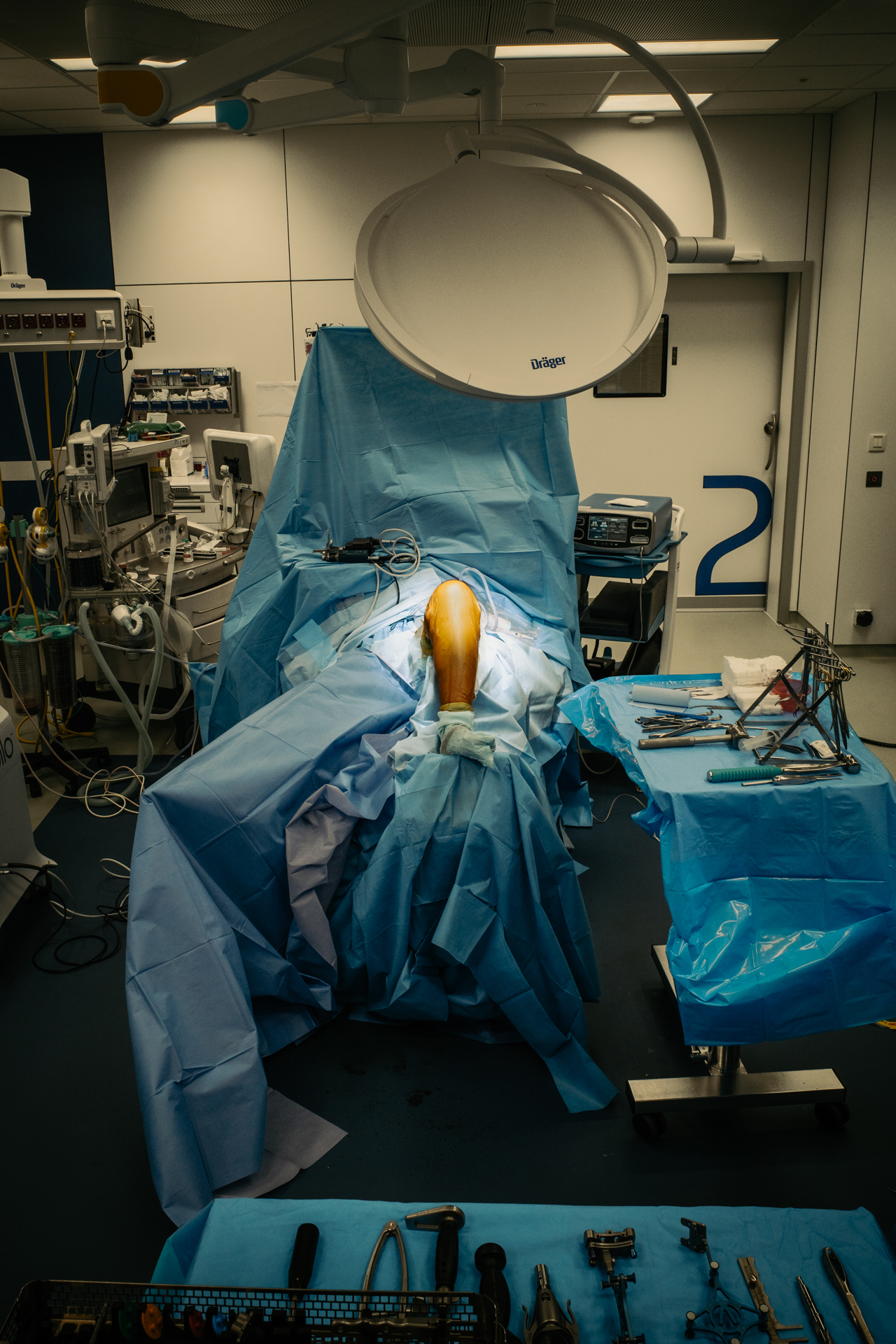 3 months in an orthopedic surgery room